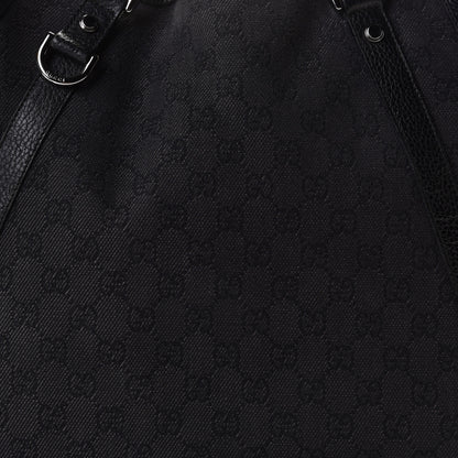 Gucci Monogram Medium Abbey Convertible Tote Black 7 of 11