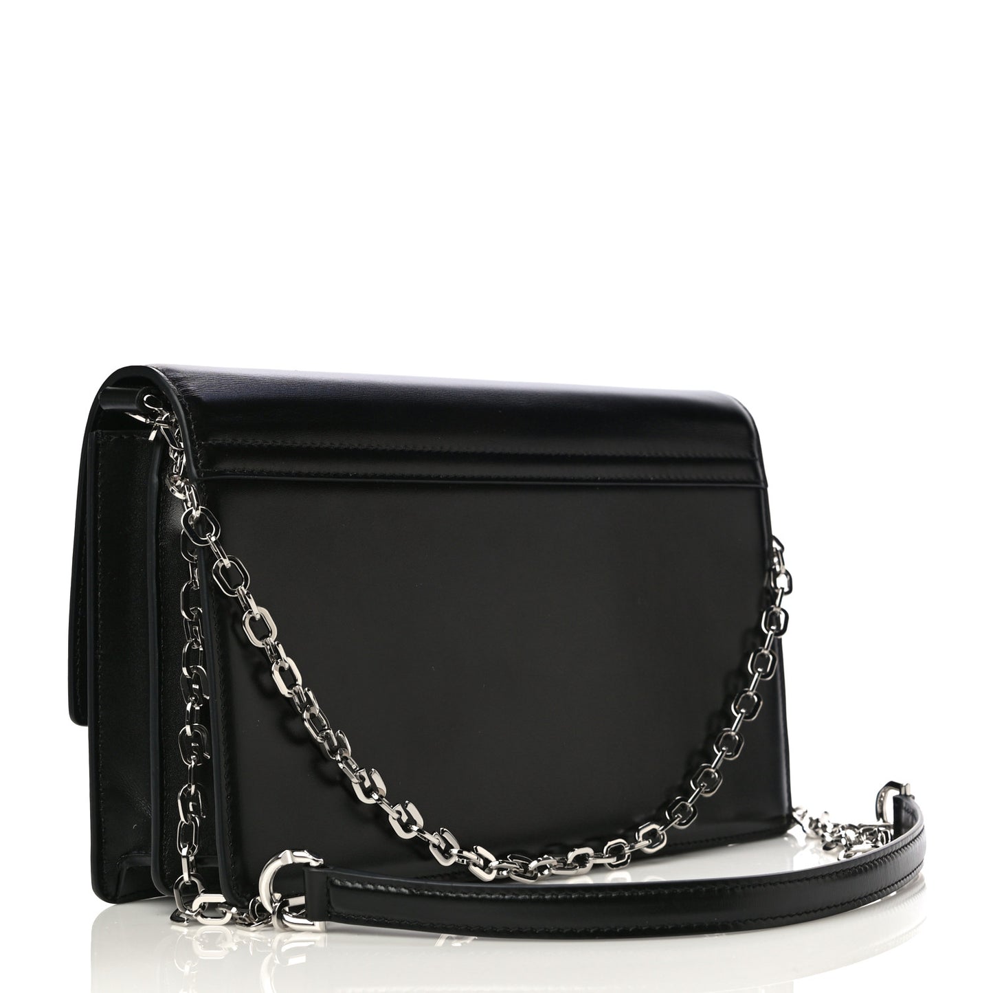 Calfskin Medium 4G Chain Shoulder Bag Black