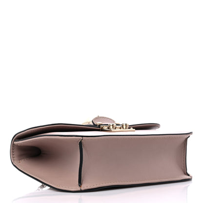 Valentino Garavani Vitello Small Glam Lock Rockstud Flap Poudre 4 of 9