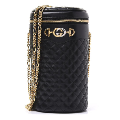 Gucci Calfskin Trapuntata Zumi Belt Bag Black 1 of 10