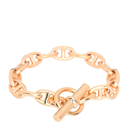 Hermes 18K Rose Gold MM Chaine d'Ancre Bracelet 3 of 6