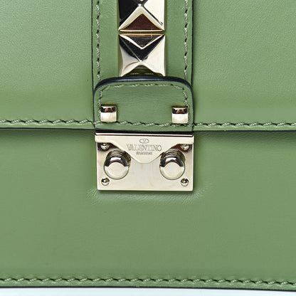 Valentino Garavani Vitello Small Glam Lock Rockstud Flap Green 11 of 11