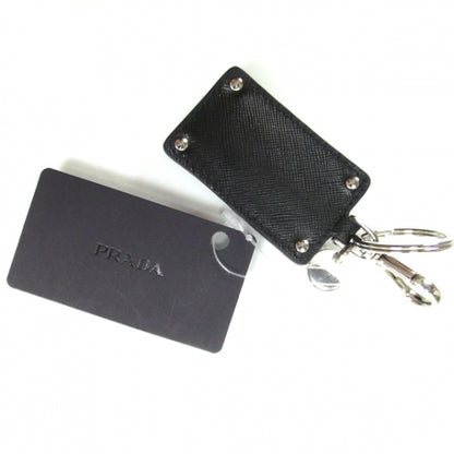 Prada Saffiano Portachiavi Key Ring Black 2 of 5
