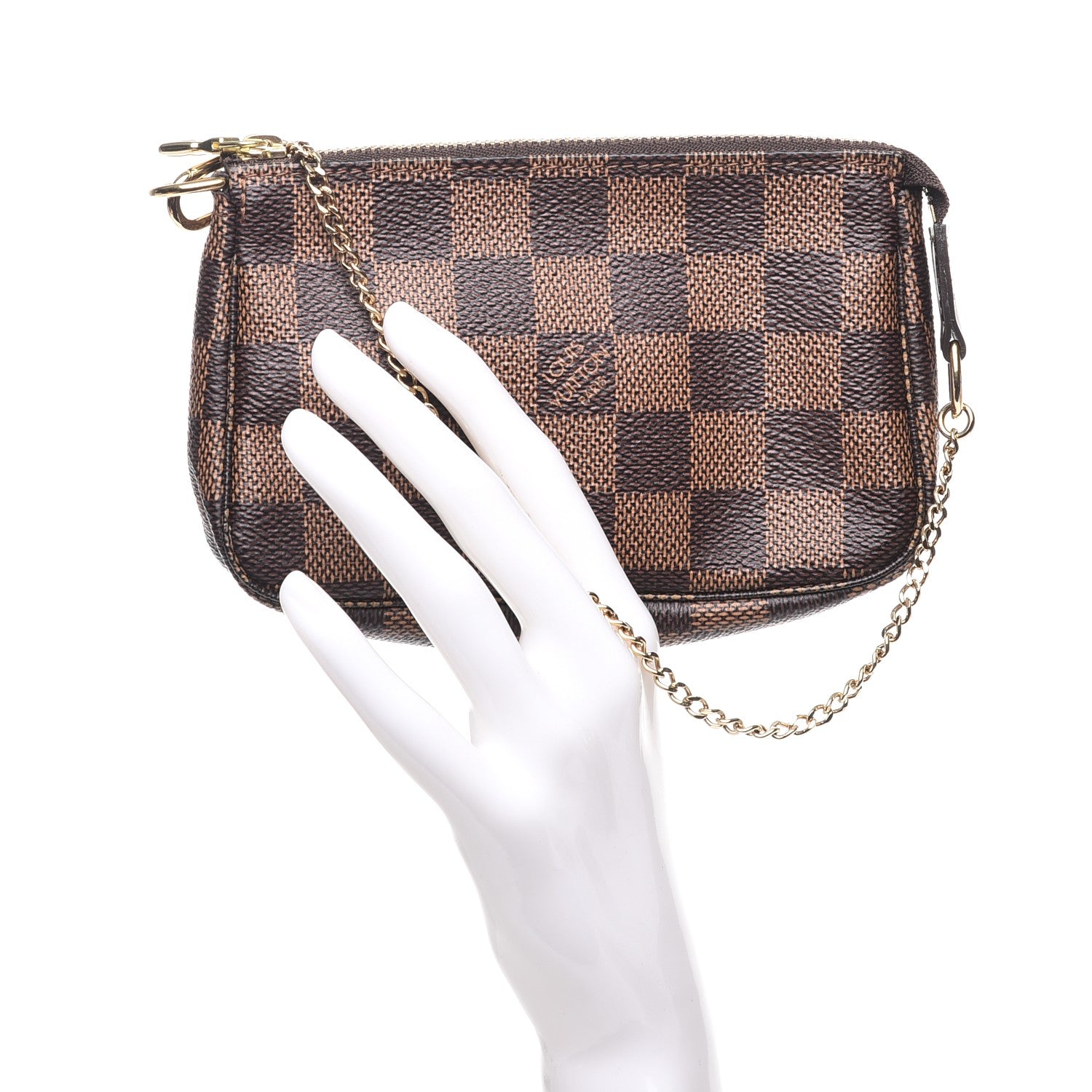 Louis Vuitton Damier Ebene Mini Pochette Accessories 2 of 7