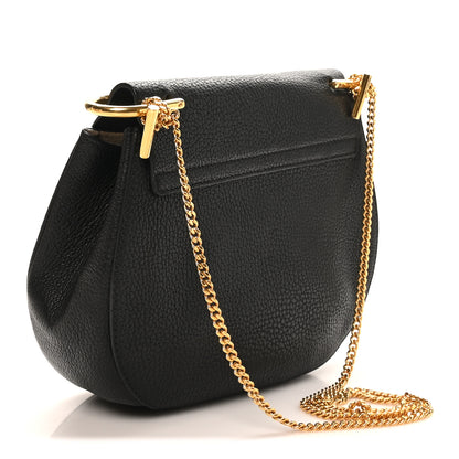 Chloe Grained Lambskin Drew Shoulder Bag Black 3 of 9