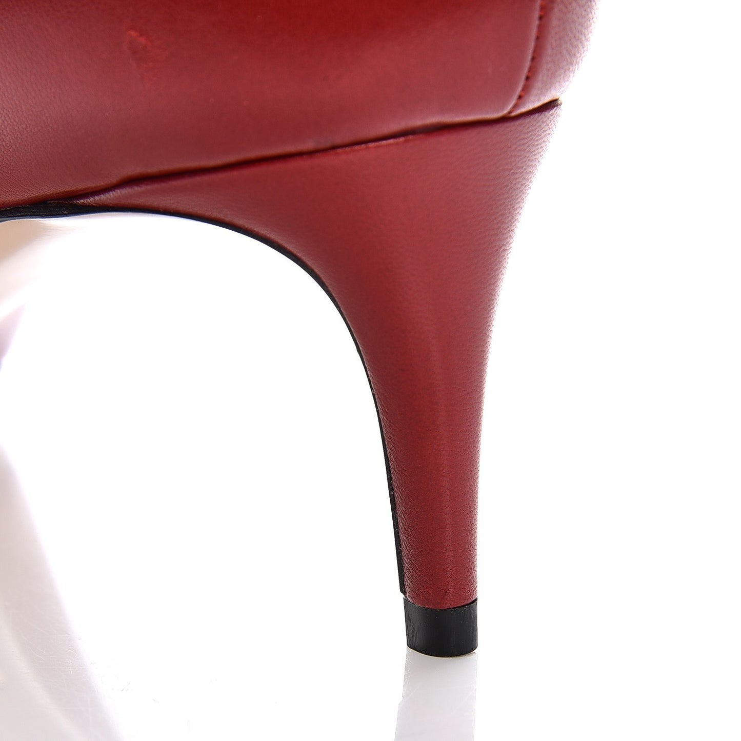 Nappa Pearl Pumps 38 Hibiscus Red