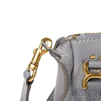 Chloe Calfskin Mini Marcie Satchel Cashmere Grey 21 of 22