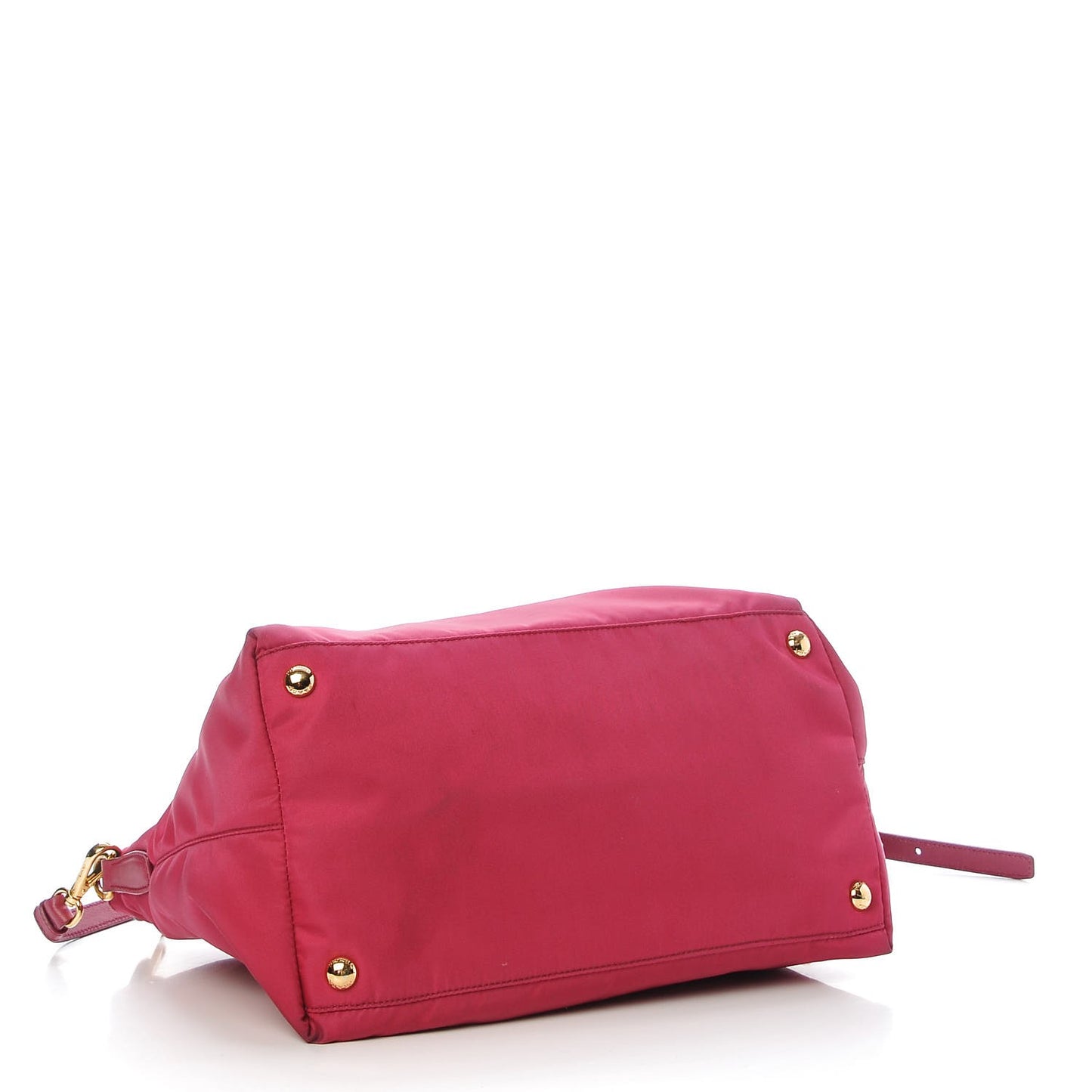 Saffiano Tessuto Nylon Tote Ibisco