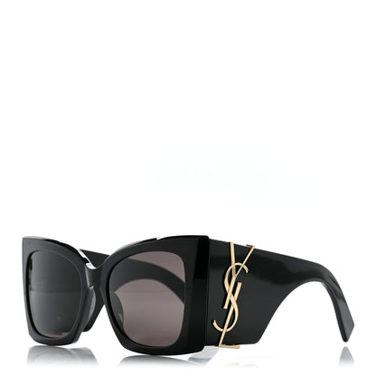 Saint Laurent Acetate Blaze Sunglasses SL M119 Black 1 of 9