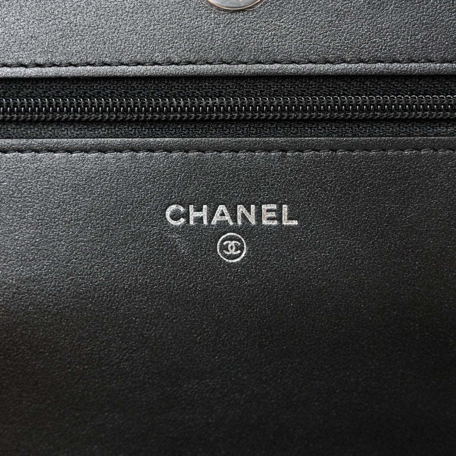 Chanel Caviar Quilted Vintage Mademoiselle Wallet On Chain WOC Black 6 of 14