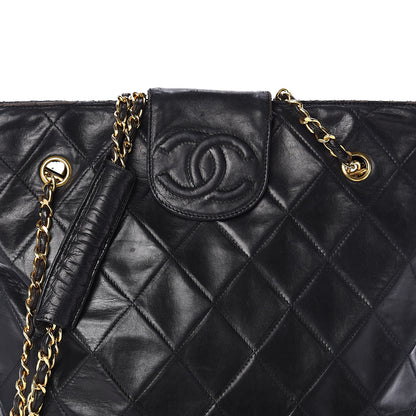 Chanel Lambskin Quilted Shoulder Bag Black 7 of 9