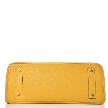 Hermes Taurillon Clemence JPG Shoulder Birkin II 42 Soleil 6 of 38