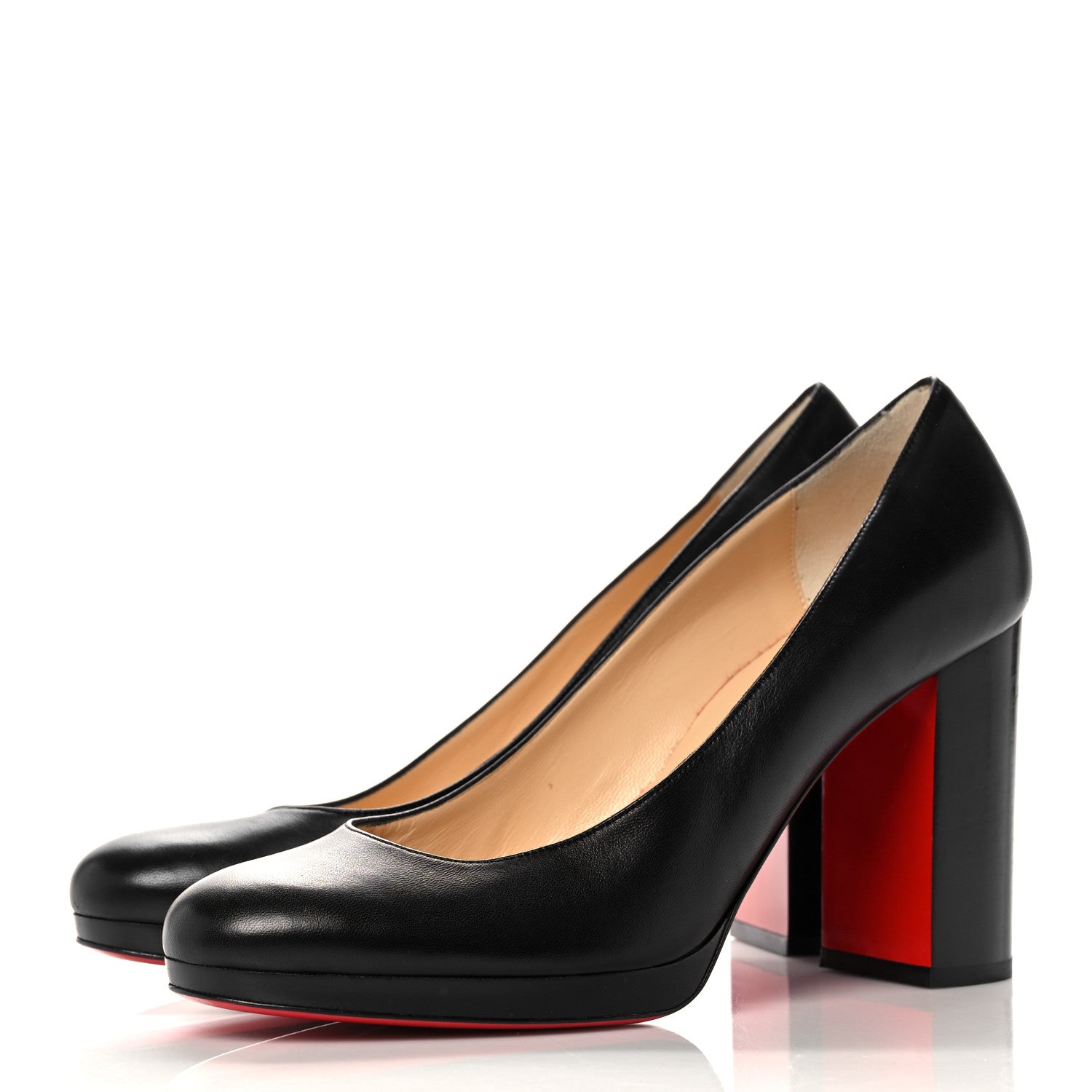 Christian Louboutin Nappa Kabetts 100 Pumps 39.5 Black Lucido 3 of 10