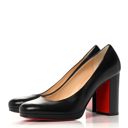 Christian Louboutin Nappa Kabetts 100 Pumps 39.5 Black Lucido 3 of 10