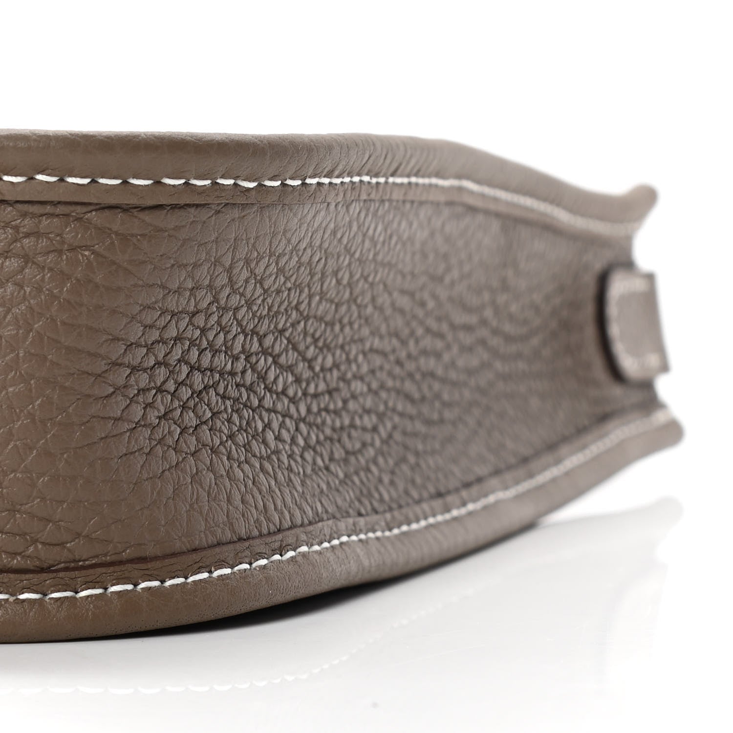 Hermes Taurillon Clemence Amazone Evelyne TPM Etoupe Bleu Indigo 7 of 8