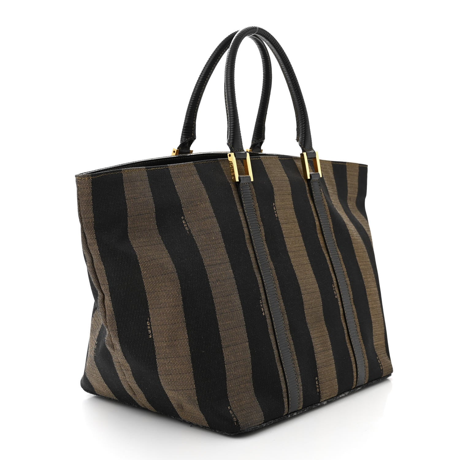 Fendi Pequin Tote Tobacco 3 of 11