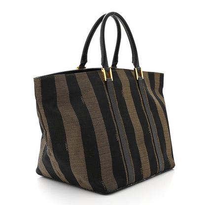 Fendi Pequin Tote Tobacco 3 of 11