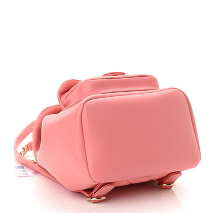 Chanel Lambskin Quilted Small Duma Drawstring Backpack Pink 4 of 11