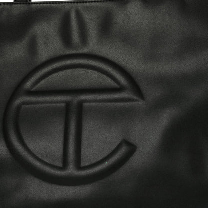 Telfar Vegan Leather Medium Shopping Bag Black 8 of 10