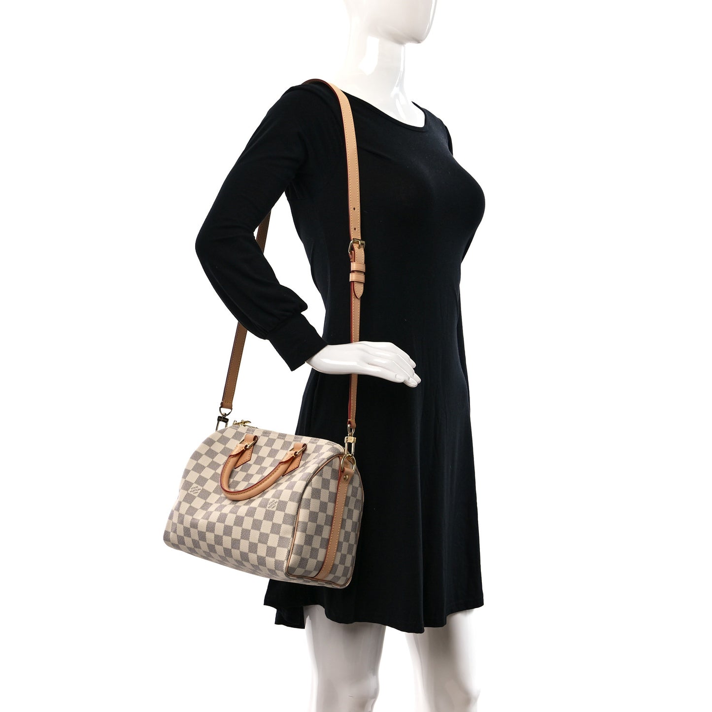 Damier Azur Speedy Bandouliere 25