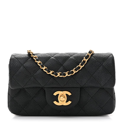 Chanel Caviar Quilted Extra Mini Flap Black 1 of 10