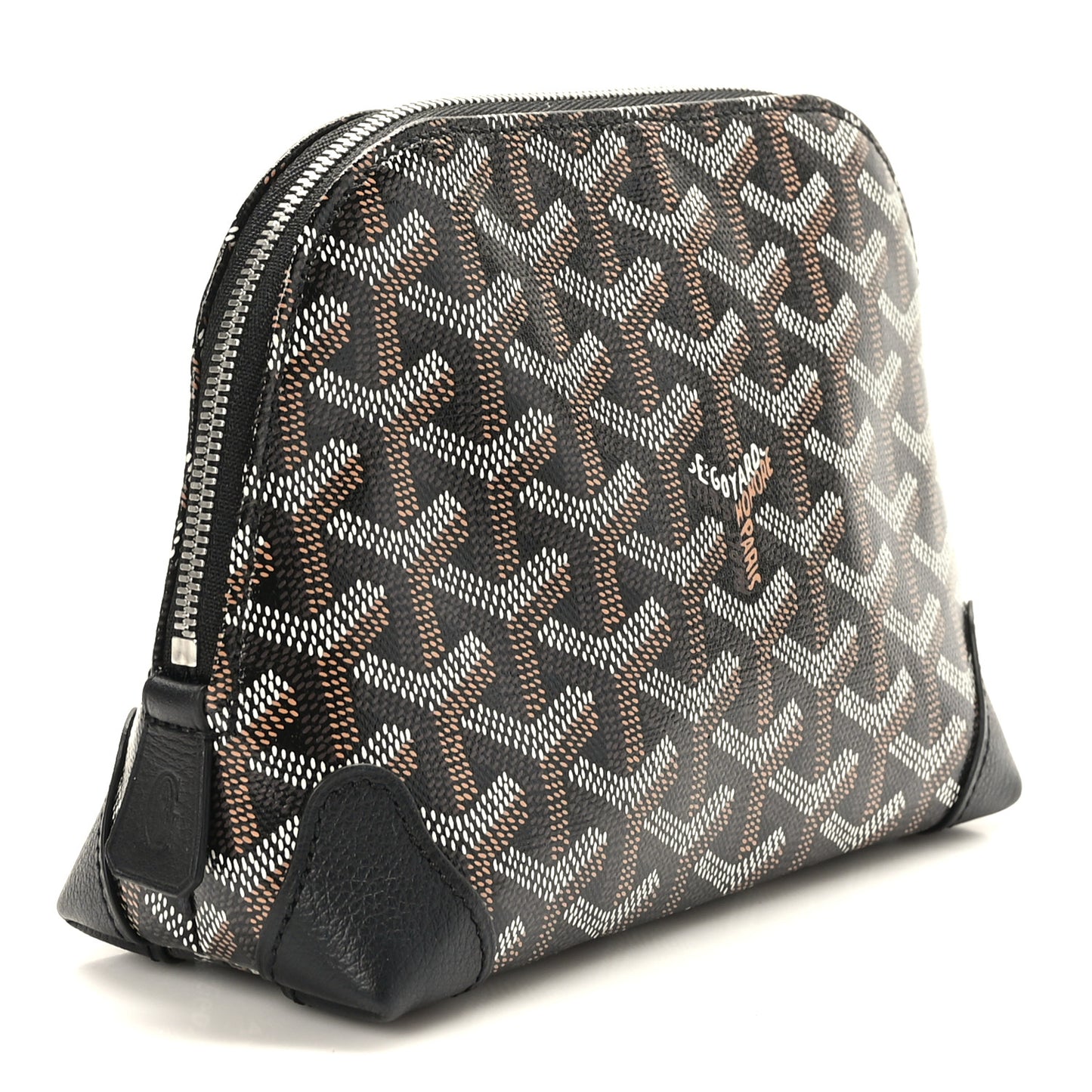 Goyardine Vendome Toiletry Pouch Black