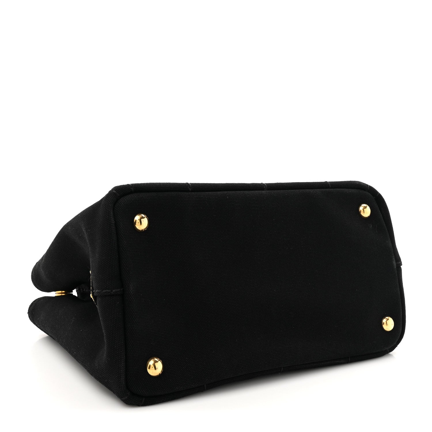 Prada Canapa Small Logo Tote Black Talco 4 of 10