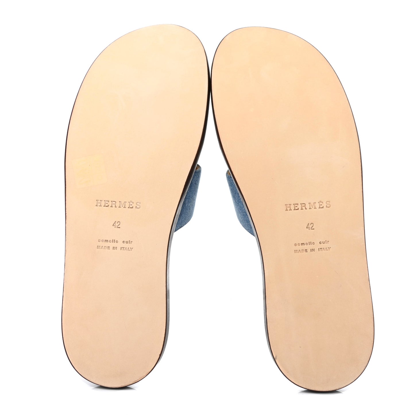 Denim Canvas Mens Izmir Sandals 42 Bleu Clair