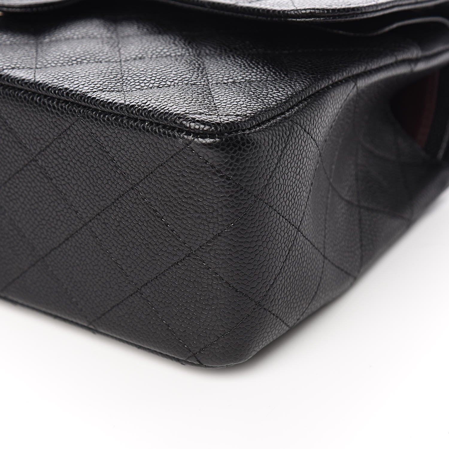 Chanel Caviar Quilted Jumbo Double Flap Black 10 of 13