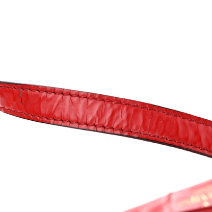 Valentino Garavani Patent Lacca Bow Dome Tote Red 17 of 22