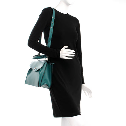 Proenza Schouler Calfskin Medium Hava Top Handle Bag Malachite 2 of 7