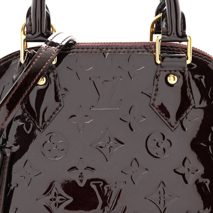 Louis Vuitton Vernis Alma BB Amarante 8 of 12