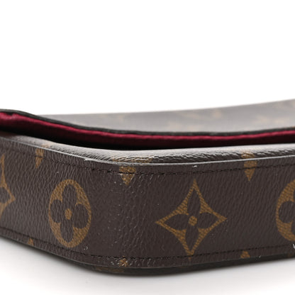 Louis Vuitton Monogram Pochette Felicie Chain Wallet Fuchsia 10 of 14