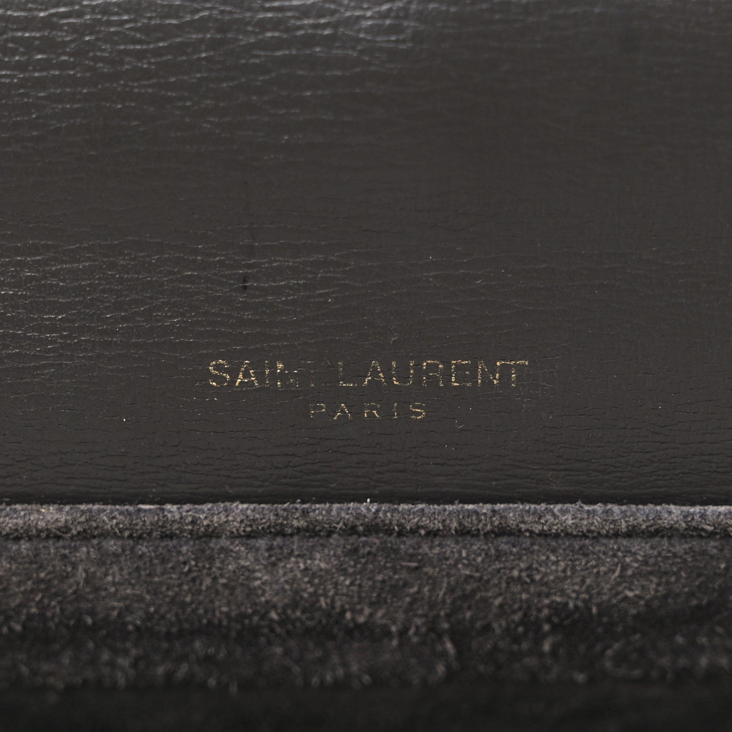 Saint Laurent Smooth Calfskin Suede Medium Bellechasse Grey 5 of 8