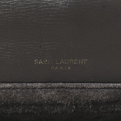 Saint Laurent Smooth Calfskin Suede Medium Bellechasse Grey 5 of 8