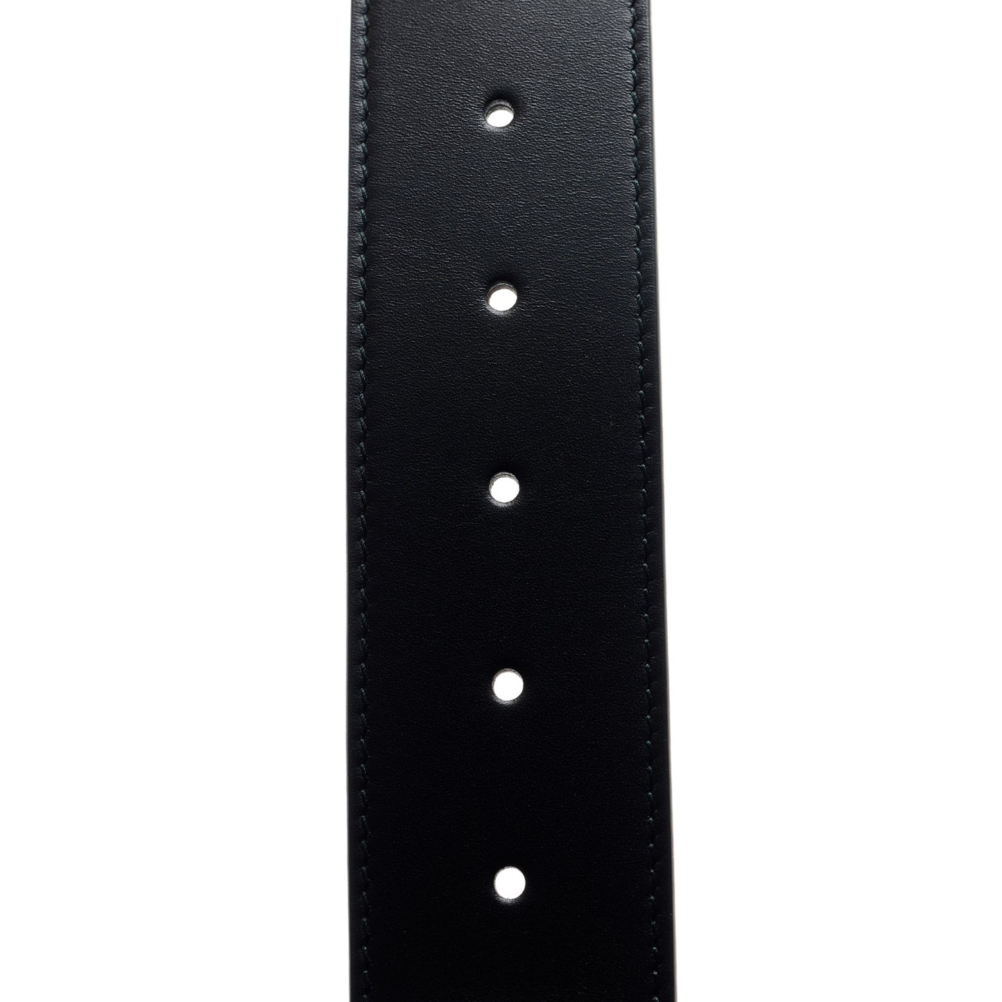 Nylon Textured Dollar Calfskin Double G Web 40mm Belt 90 36 Green Red Dark Cocoa