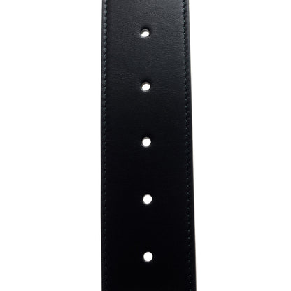 Gucci Nylon Textured Dollar Calfskin Double G Web 40mm Belt 90 36 Green Red Dark Cocoa 5 of 5