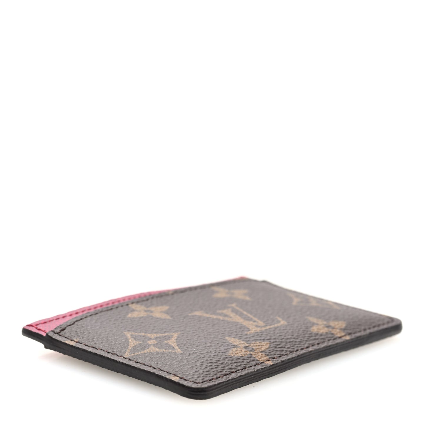 Monogram Card Holder Fuchsia