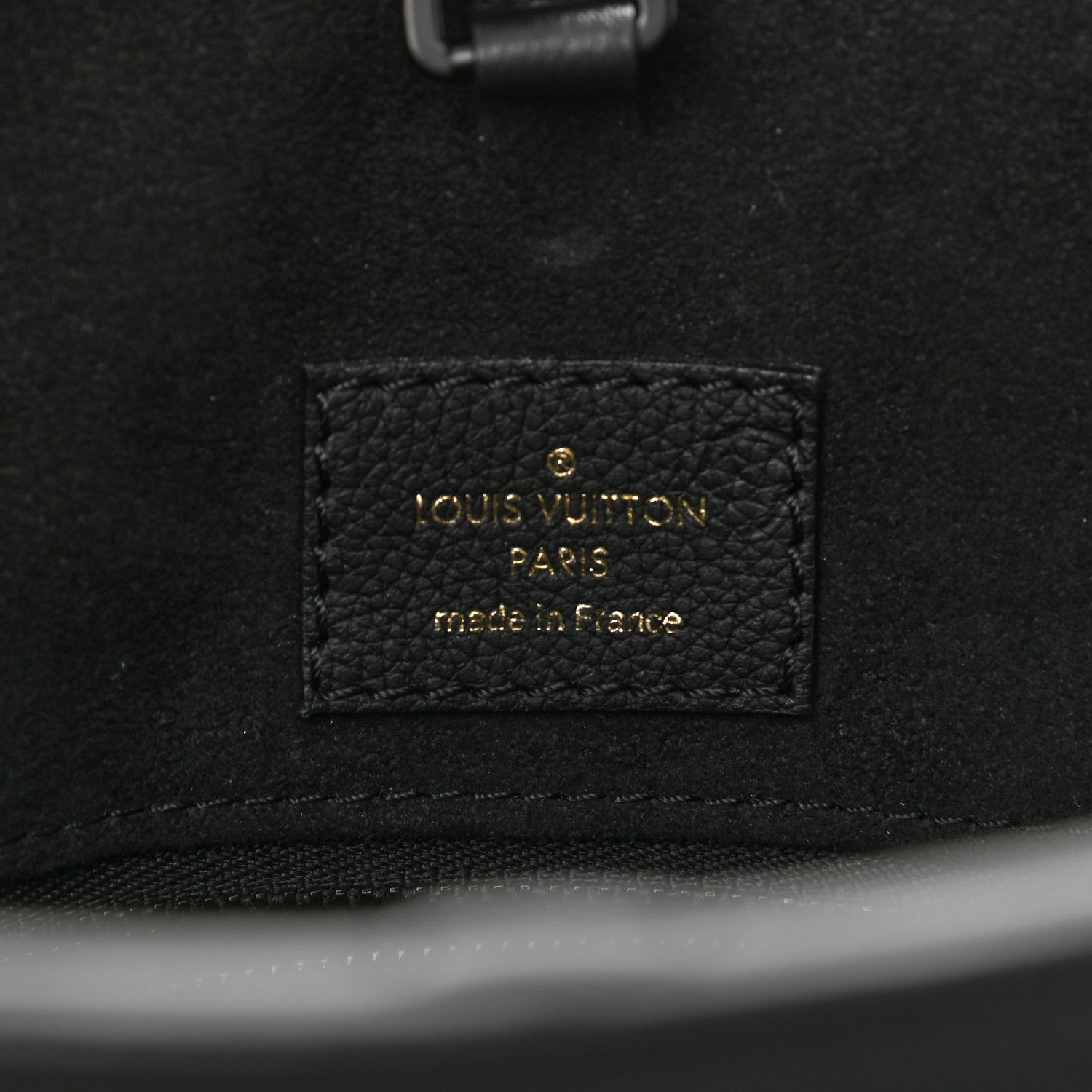 Louis Vuitton Soft Calfskin Lockme Tote MM Black 6 of 11