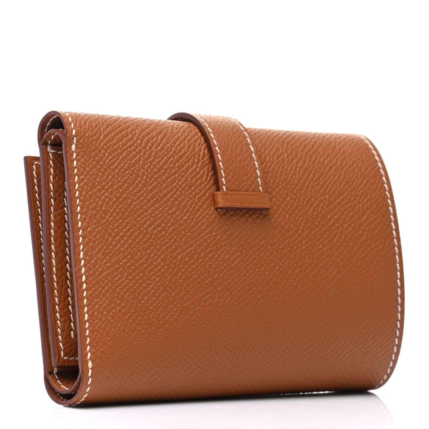 Epsom Tri-Fold Compact Bearn Wallet Gold