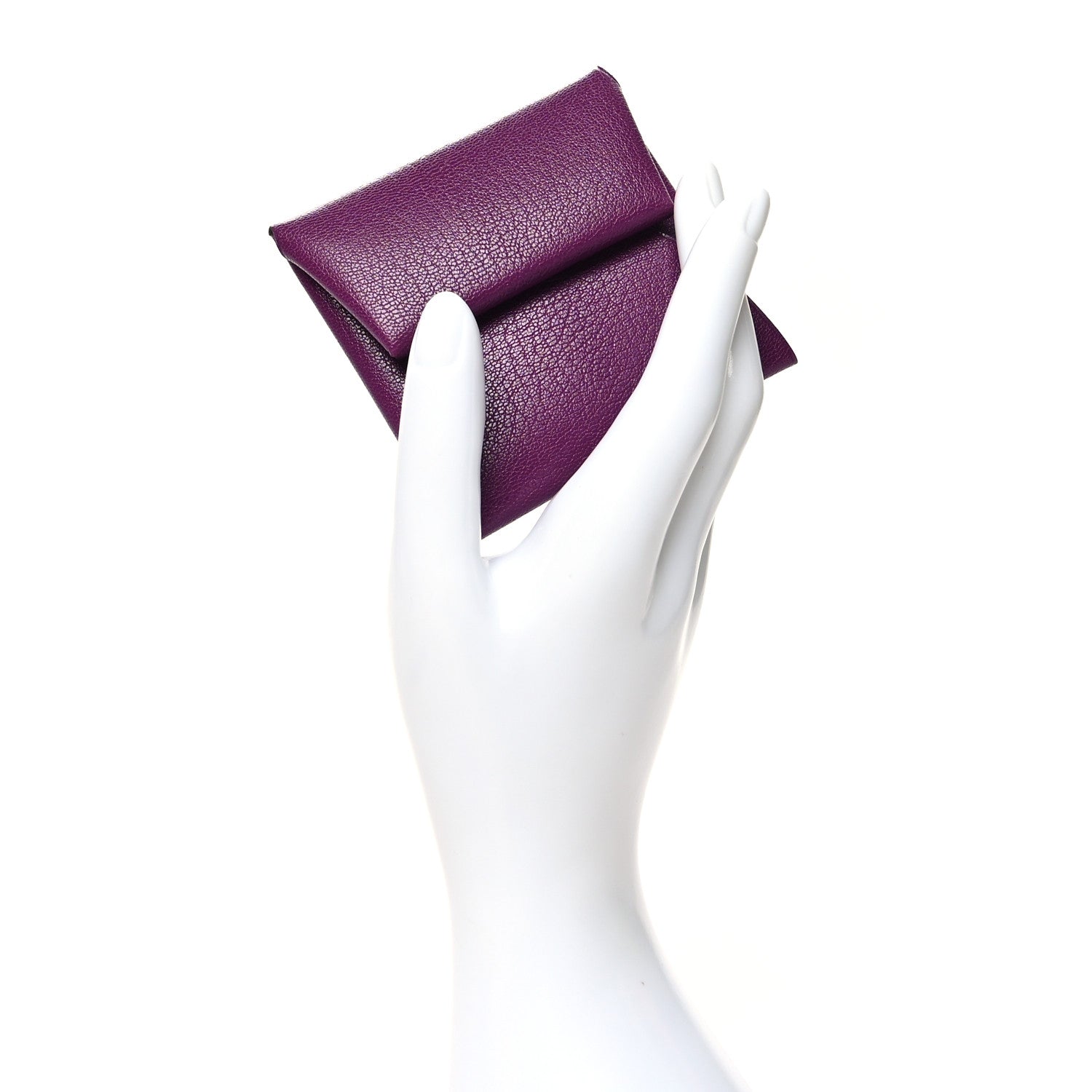 Hermes Chevre Mysore Bastia Coin Purse Anemone 2 of 10