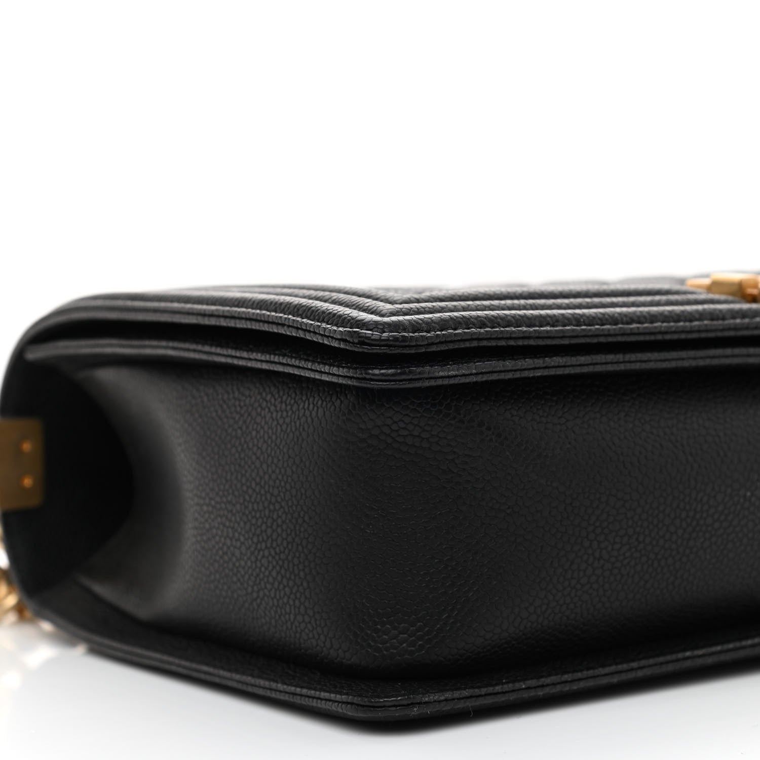 Chanel Caviar Quilted New Medium Boy Flap Black 9 of 11