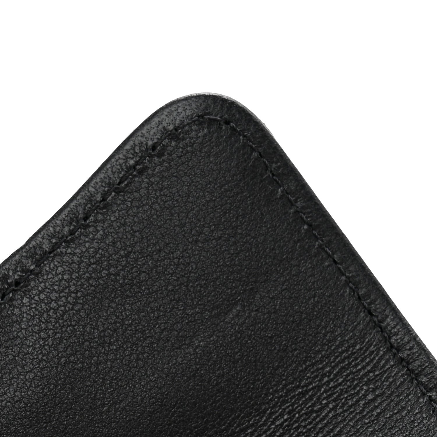 Chanel Lambskin Quilted Flap Card Holder Wallet Black 9 of 10