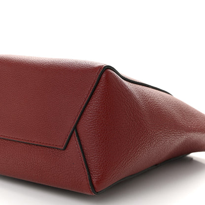 Celine Soft Grained Calfskin Sangle Bucket Bag Light Burgundy 9 of 9