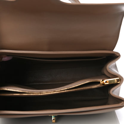 Celine Satinated Calfskin Medium 16 Top Handle Bag Beige 6 of 9