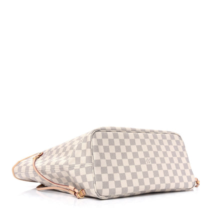 Louis Vuitton Damier Azur Neo Neverfull MM Rose Ballerine 3 of 5