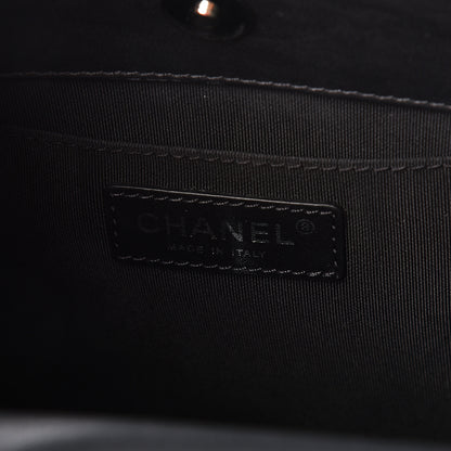 Chanel Calfskin Shopping Tote Black 6 of 10