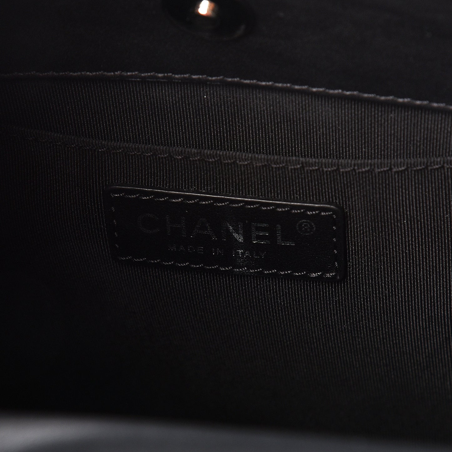 Calfskin Shopping Tote Black