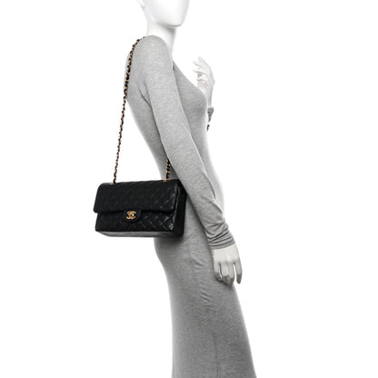 Chanel Caviar Quilted Medium Double Flap Black 2 of 12