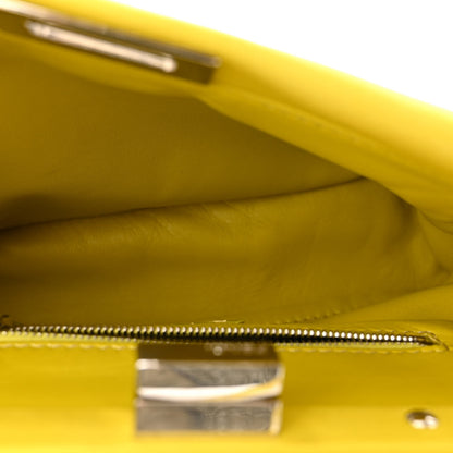 Fendi Nappa Mini Peekaboo Iconic Satchel Lime 6 of 10